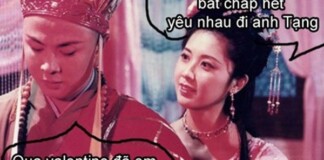 Ảnh chế hài hước “Hay là mình cứ bất chấp hết yêu nhau đi”