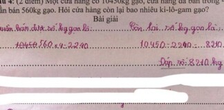 Bài toán gây lú vì trò làm đúng nhưng cô chữa thành sai, cộng đồng mạng tranh cãi dữ dội