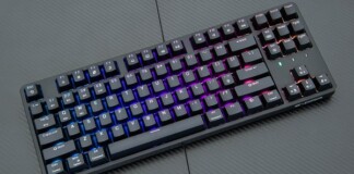 Bàn phím cơ gaming E-DRA EK3187W: Không dây, nhỏ gọn, tiện lợi bất ngờ