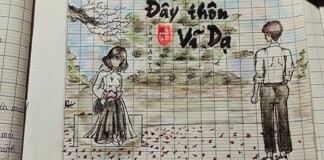 Biến vở học Văn thành tác phẩm hội hoạ, nam sinh khiến dân tình phát cuồng vì độ công phu, đẹp đến mê hồn!