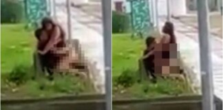 Cặp đôi thản nhiên “mây mưa” trên ghế đá, có người đánh động vẫn trơ trẽn và cái kết xấu hổ không biết giấu mặt vào đâu