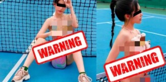 Cố tình diện bikini, tạo dáng phản cảm trên sân Pickleball, gái xinh thách thức dư luận?