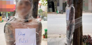 Cởi trần dán băng dính trói chặt ở gốc cây, nam thanh niên khiến cộng đồng mạng sốc nặng, nguyên nhân phía sau khiến ai cũng lắc đầu