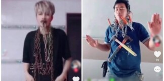 Cộng đồng mạng ngỡ ngàng với trend mới trên Tik Tok: “Cosplay con gì mà phải tự móc, xích chằng chịt trên người”