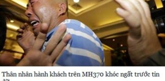 Cư dân mạng xót xa trước tin hành khách MH370 không sống sót