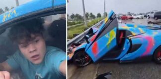 Đâm nát siêu xe giá gần 5 tỷ khi đang livestream, nam streamer bị cấm sóng trọn đời