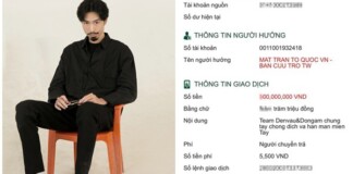 Đen Vâu quyên góp ủng hộ phòng chống dịch Covid-19, không tiết lộ con số cụ thể nhưng cũng để lộ ra số tiền lên tới 9 số