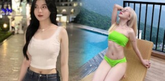 Diện đồ bó sát, hot girl khán đài được khen “ăn đứt” một hot TikToker có tiếng