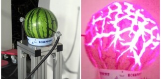 Dùng điện áp 6.000V để bổ dưa hấu, nam YouTuber khiến người xem hoảng hốt khi nhìn kết quả