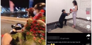 Giật trộm hoa từ người đi đường mang tỏ tình bạn gái rồi thản nhiên khoe trên trang cá nhân, anh chàng xăm trổ nhận cả rổ gạch đá từ phía cộng đồng mạng