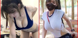 Hot girl vóc dáng nuột nà, khuôn ngực căng tràn gây sốc khi biến khẩu trang thành… quần lót