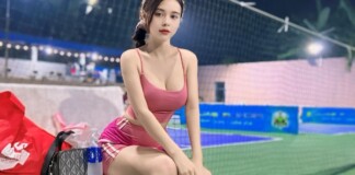 Khoe nhan sắc ngọt ngào trên sân pickleball, cô nàng xinh đẹp gây chú ý