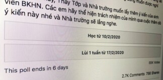 Không biết cho sinh viên đi học hay nghỉ tiếp, Đại học Bách Khoa Hà Nội tổ chức trưng cầu dân ý online