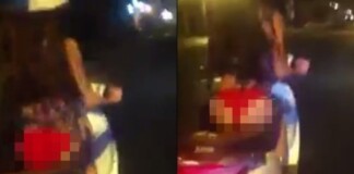 Lại xôn xao cô gái tiếp tục vừa đi đường… vừa tốc váy