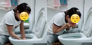 Làm clip lấy nước bồn cầu để rửa mặt, súc miệng, cô gái khiến cộng đồng mạng sốc nặng, lên án mạnh mẽ