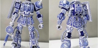 Làm hẳn mô hình Gundam bằng gốm sứ, nam thanh niên khiến CĐM trầm trồ, càng bất ngờ hơn khi biết lý do