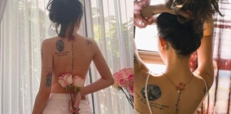 Linh Ngọc Đàm lần đầu đăng ảnh “không mặc áo”, táo bạo khoe tấm lưng trần và loạt hình xăm nghệ thuật