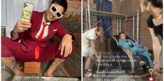 Mặc vest bảnh bao ngồi ghế massage, Lộc Fuho livestream hút gần trăm nghìn view, tận tình gia sư hai nữ “học viên” cách trộn vữa, xây tường