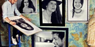 Mê mẩn tranh chân dung sống động như thật của những diễn viên nổi tiếng