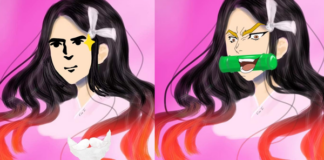 Mỹ nhân Kimetsu no Yaiba nhờ cư dân mạng vẽ mắt và cái kết bất ngờ