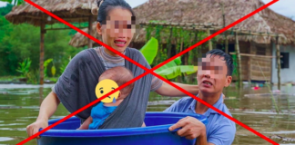 Nam YouTuber lợi dụng MXH, bất chấp nhạy cảm, dàn dựng “content” giữa lũ