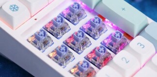 Newmen ra mắt switch phím cơ mới: Nhẹ và “lấp lánh”