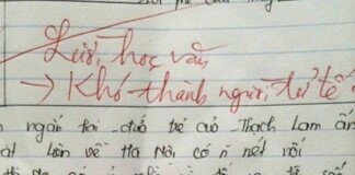 Những lời phê “có một không hai” của giáo viên