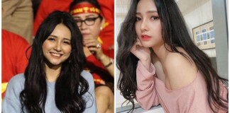 Nổi bật trên TV, fan nữ trên khán đài cổ vũ U22 Việt Nam nhanh chóng bị cộng đồng mạng tìm ra danh tính, hóa ra là hot girl gợi cảm có tiếng