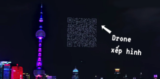 NPH game ‘chơi lớn’, dùng 1500 chiếc drone xếp thành mã QR khổng lồ trên trời để người dân… tải game