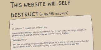 Quyết không sống mãi kiếp zombie, website này sẽ tự hủy nếu trong vòng 24 giờ không có nội dung nào được đăng lên