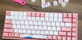 Review phím cơ siêu đẹp AKKO Tokyo 3084: Tone ‘hồng nam tính’, giá lại rẻ gõ chỉ có thích mê