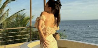 Trâm Anh diện trang phục nóng bỏng khoe thân hình gợi cảm, chỉ nói đúng một từ khi bị giục lấy chồng