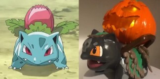 Tự thiết kế Ivysaur từ quả bí ngô, fan của Pokemon khiến cộng đồng thích thú