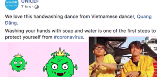 UNICEF chia sẻ clip “vũ điệu rửa tay” phòng Virus Corona của Quang Đăng và khen hết lời, Việt Nam đưa “Ghen Cô Vy” viral khắp thế giới luôn rồi!