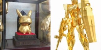 Xuất hiện phiên bản Pikachu và Gundam bằng vàng ròng nguyên chất, giá bán gây sốc khiến cộng đồng mạng ngỡ ngàng