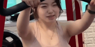 Cận cảnh video của nữ gymer trong phòng tập, cư dân mạng “gục ngã”