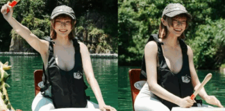 Gây sốt tại lễ hội đua thuyền, hot girl xinh đẹp nổi tiếng không ngờ, hóa ra là gương mặt “quen thuộc”