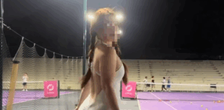 Mặc đồ bó sát rồi công khai mục đích ra sân để “check body”, cô gái hứng “gạch đá”