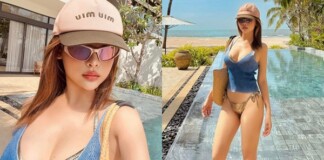 “Phú bà” showbiz Việt diện áo tắm khoe sắc vóc nuột nà, U40 vẫn đẹp như búp bê